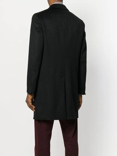 Shop Hevo Buttoned Coat - Black