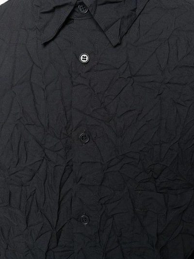 Shop Yohji Yamamoto Longline Shirt In Black