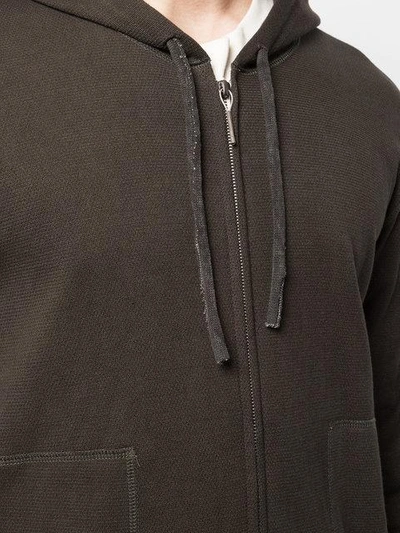 Shop Taichi Murakami Wide Hem Zipped Jacket In Black