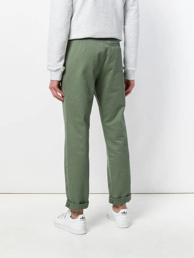 Shop A.p.c. Classic Chinos In Jaa Kaki