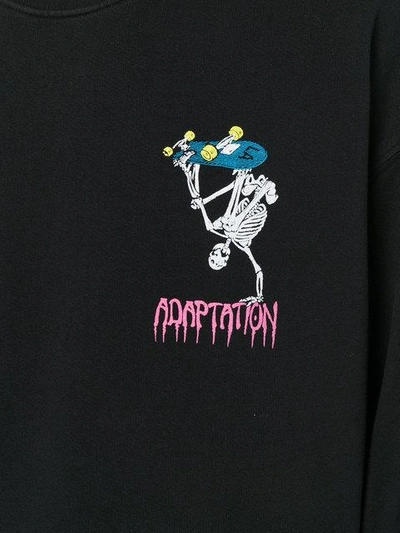 Shop Adaptation Logo Print Sweatshirt - Black