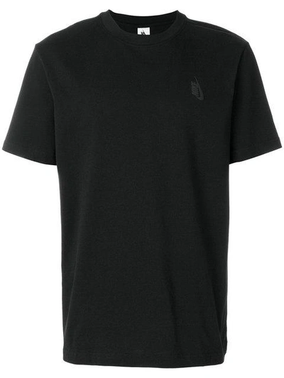 Shop Nike Logo Print T-shirt - Black