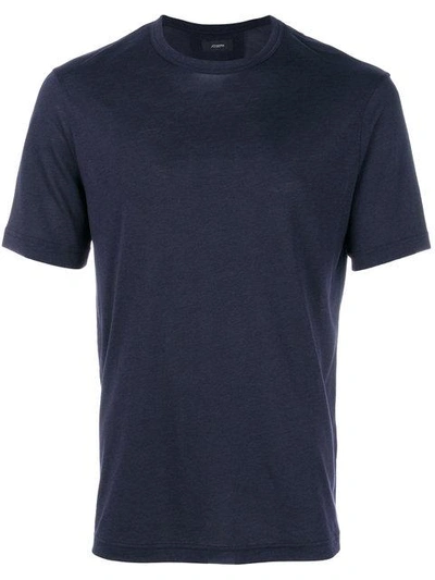 Shop Joseph Classic T-shirt - Blue