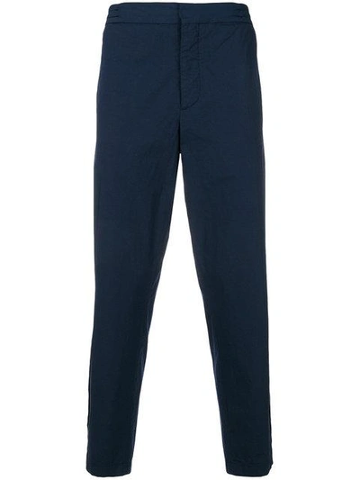 Shop Barena Venezia Barena Cropped Tailored Trousers - Blue