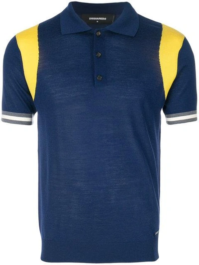 Shop Dsquared2 Knitted Polo Shirt