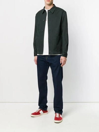 Shop Ps By Paul Smith Shirt-style Jacket - Green