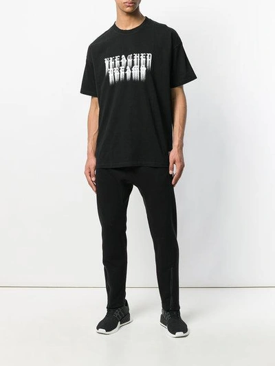 Shop Stampd Slogan Short-sleeve T-shirt - Black