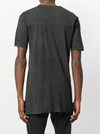 Shop 10sei0otto Longline T-shirt - Black