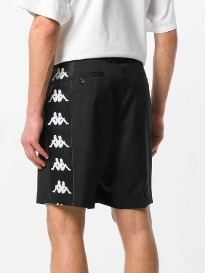 Shop Paura X Kappa Zack Oversized Shorts