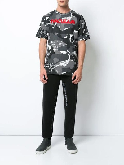 Haculla Eyez On Death T-shirt In Black