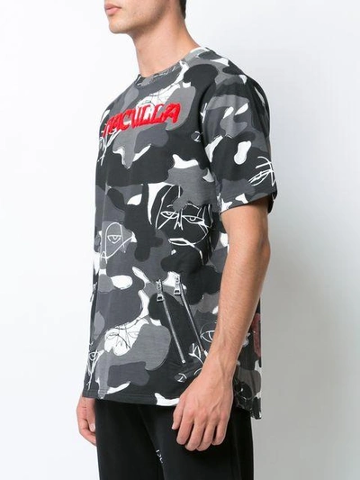 Haculla Eyez On Death T-shirt In Black