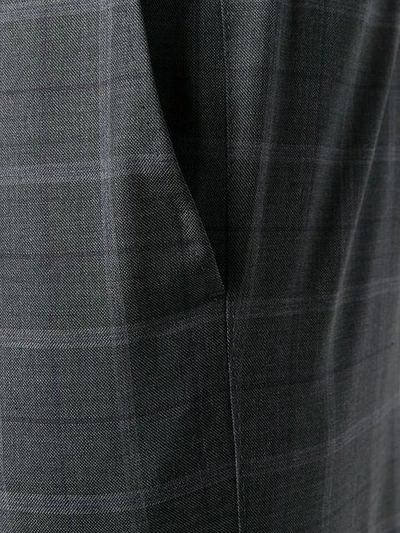 Shop Canali Plaid Two-piece Suit - Grey