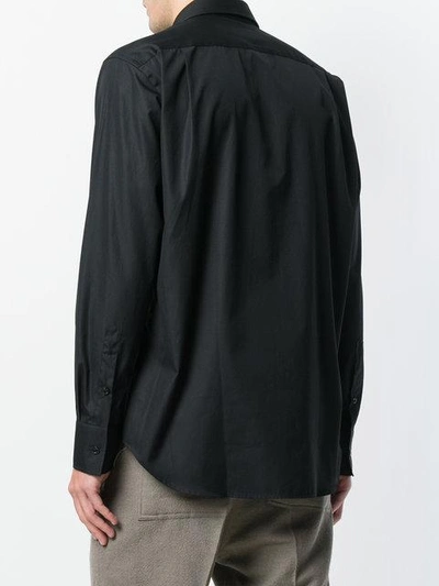 Shop Vivienne Westwood Embroidered Orb Shirt - Black