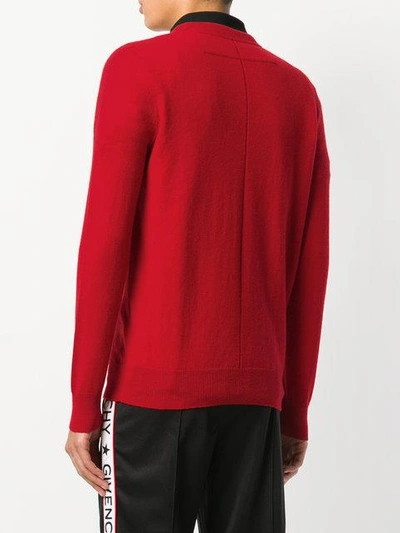Shop Givenchy Star Patch Jumper