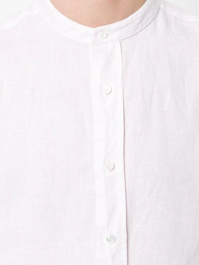 Shop Aspesi Mandarin Collar Shirt