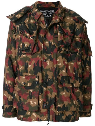 Shop Sempach Camouflage Jacket - Multicolour