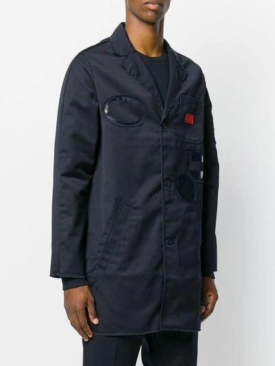 Shop Carhartt Patch Detail Twill Jacket In Blue