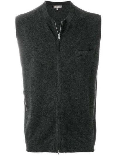Shop N•peal Zipped Waistcoat In Grey