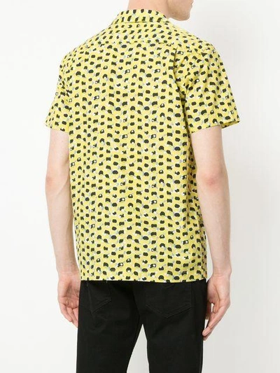 geometric print short sleeve shirt