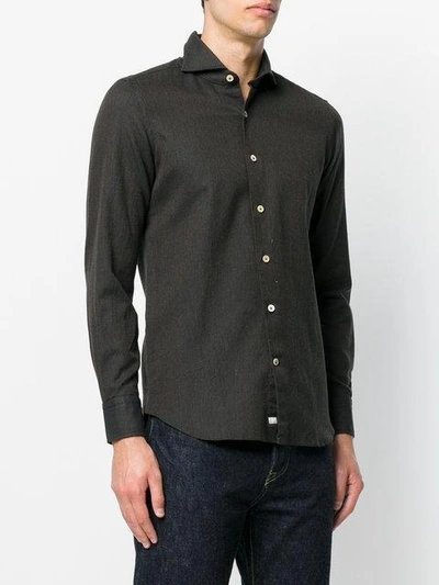 Shop Alessandro Gherardi Plain Shirt - Brown