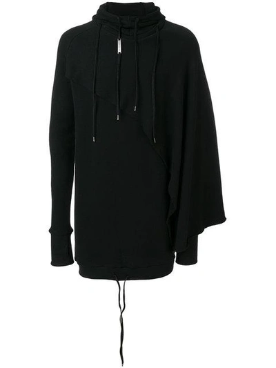 Shop Army Of Me Layered Hoodie - Black