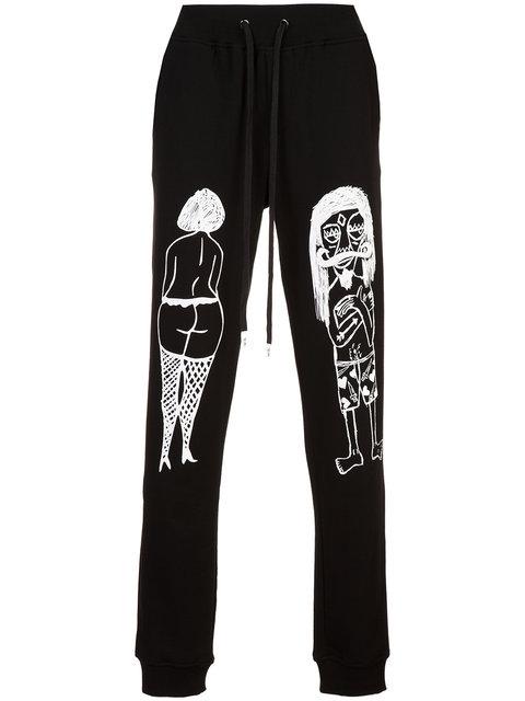 Haculla Hotel Couple Track Pants In Black | ModeSens