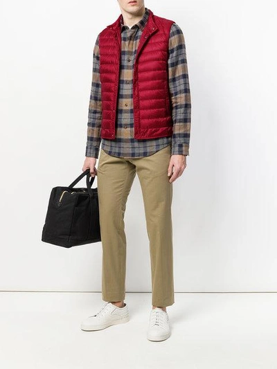 Shop Herno Puffer Down Jacket In Red