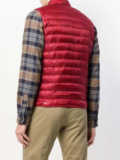 Shop Herno Puffer Down Jacket In Red