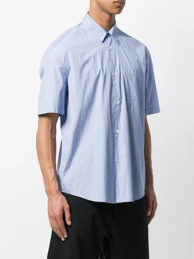 Shop Our Legacy Striped Short-sleeve Shirt - Blue