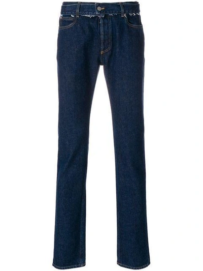 Shop Maison Margiela Classic Slim-fit Jeans In Blue