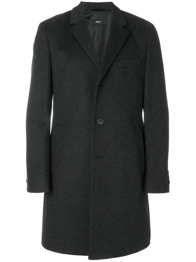 mid-length button coat