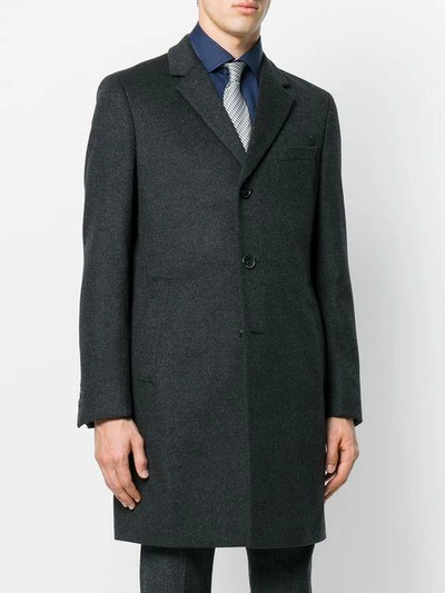 Shop Hugo Boss Mid-length Button Coat