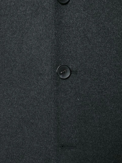 mid-length button coat