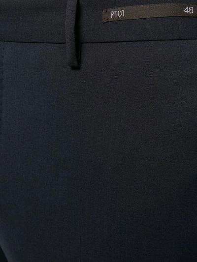 Shop Pt01 Pleated Tailored Trousers In Blue