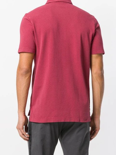 Shop Drumohr Polo Shirt - Red
