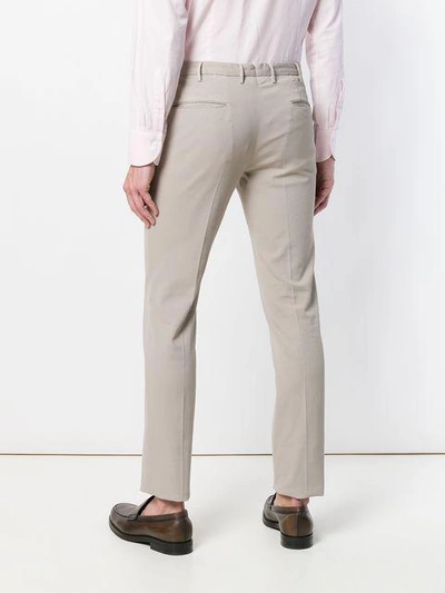 Incotex Slim Leg Chinos In Gray