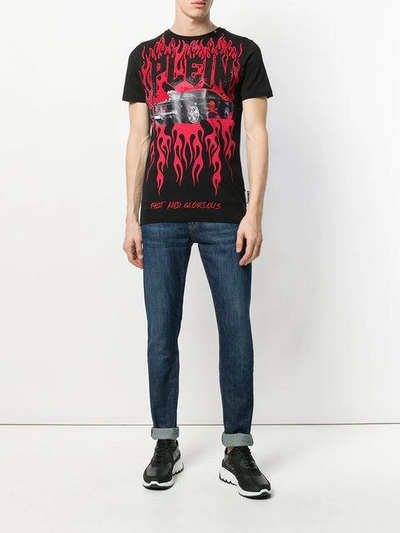Shop Philipp Plein Feel It T-shirt - Black