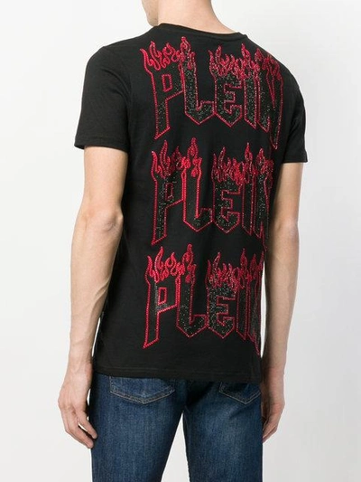Shop Philipp Plein Feel It T-shirt - Black