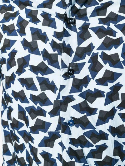 Shop Marni Graphic Print Shirt - Blue