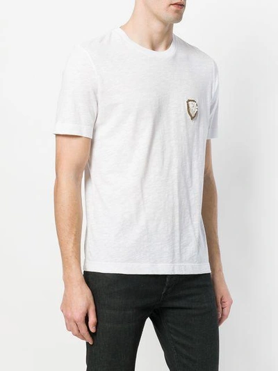 Shop Ih Nom Uh Nit Chest Patch T-shirt In White