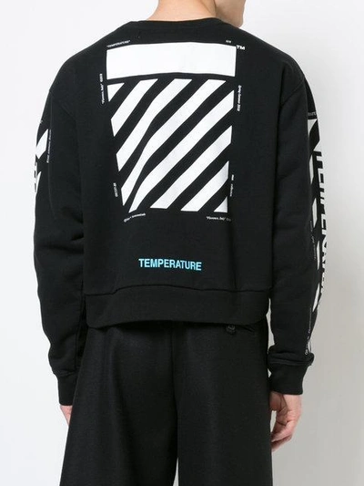 Shop Off-white Temperature Sweatshirt