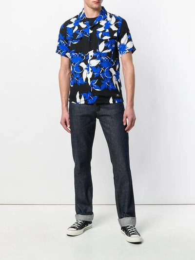 Shop Edwin Floral Short Sleeved Shirt