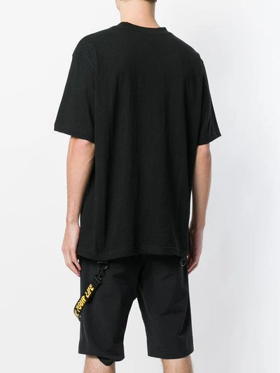 Shop Damir Doma D By D Strap Detail T-shirt - Black