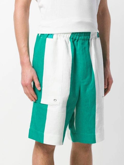 Etudes Studio Études Striped Knee-length Shorts - White In White