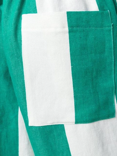 Etudes Studio Études Striped Knee-length Shorts - White In White