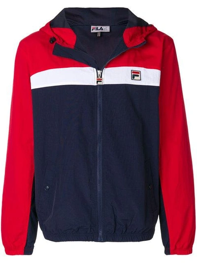 Fila Clipper Hooded Jacket In Multicolour | ModeSens