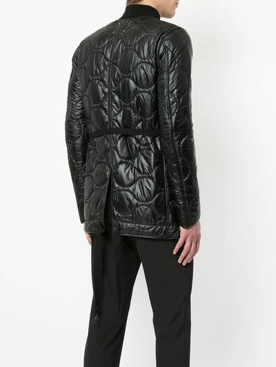Takahiromiyashita The Soloist Padded Drawstring Jacket In Black
