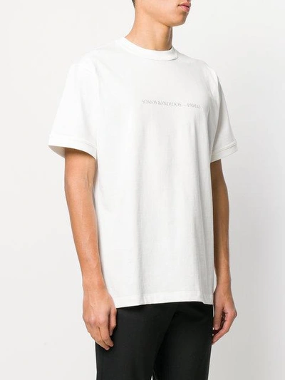 Shop Ih Nom Uh Nit Pablo T-shirt - White