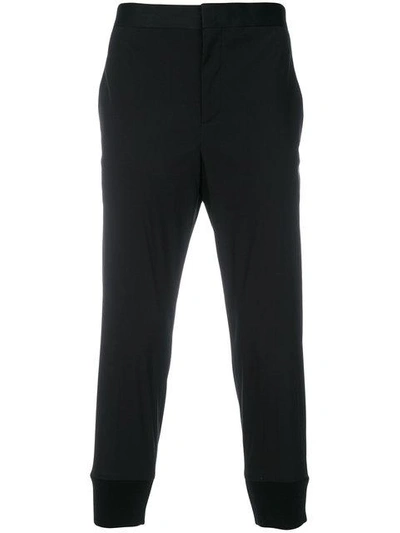 Shop Neil Barrett Cropped Tailored Trousers