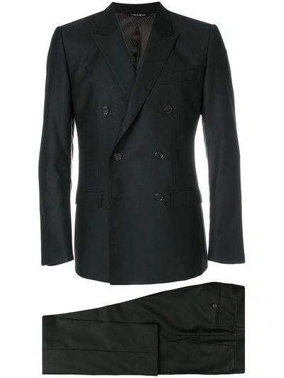 Shop Dolce & Gabbana Double Breasted Formal Suit